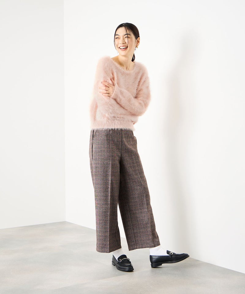 Idnes フェザーヤーンニットプルオーバー レディース商品画像-9