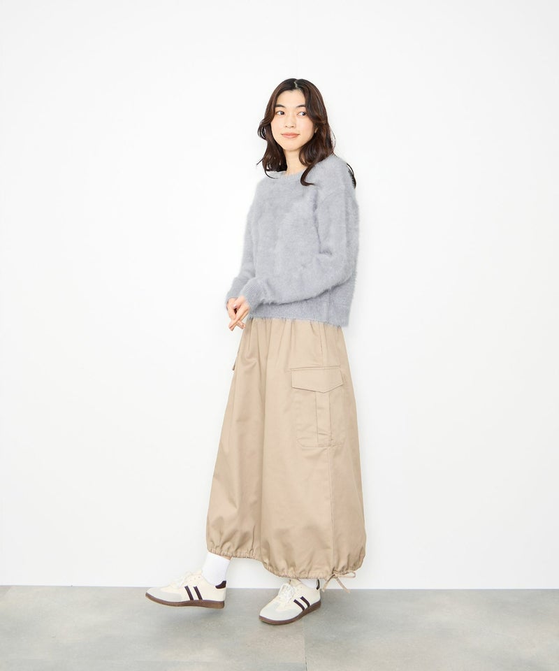 [期間限定knit]Idnes  フェザーヤーンニットプルオーバー レディース商品画像-13