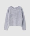 Idnes フェザーヤーンニットプルオーバー レディース