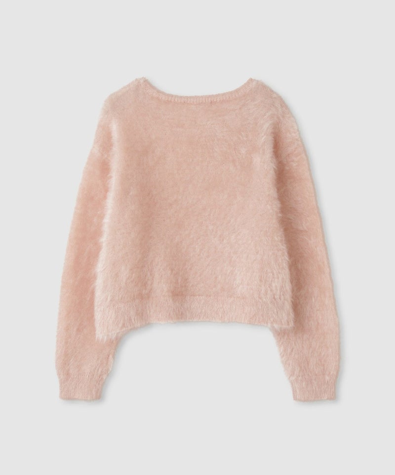 [期間限定knit]Idnes  フェザーヤーンニットプルオーバー レディース商品画像-17