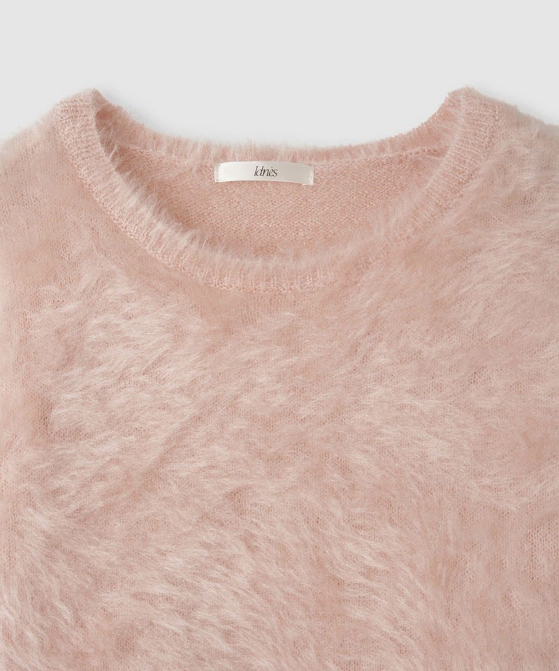 [期間限定knit]Idnes  フェザーヤーンニットプルオーバー レディース商品画像-18