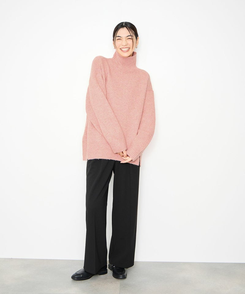 Idnes ヤクライクタートルネックニット レディース商品画像-9