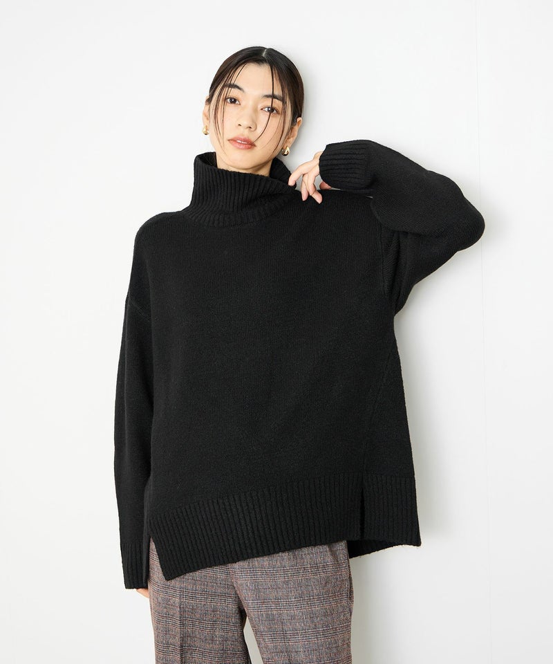 Idnes ヤクライクタートルネックニット レディース商品画像-10