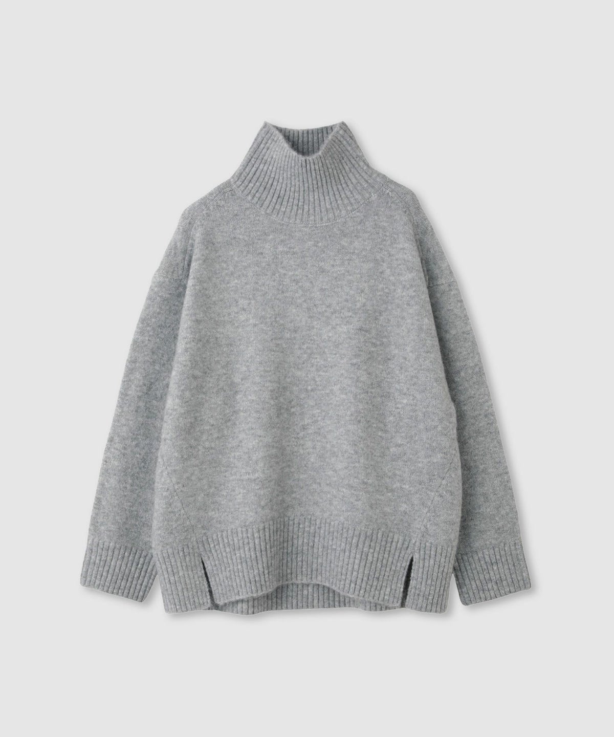 Idnes ヤクライクタートルネックニット レディース