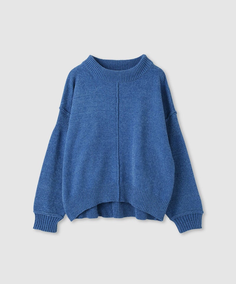 [期間限定knit]Idnes  モールハイネックニットプルオーバー レディース商品画像-17