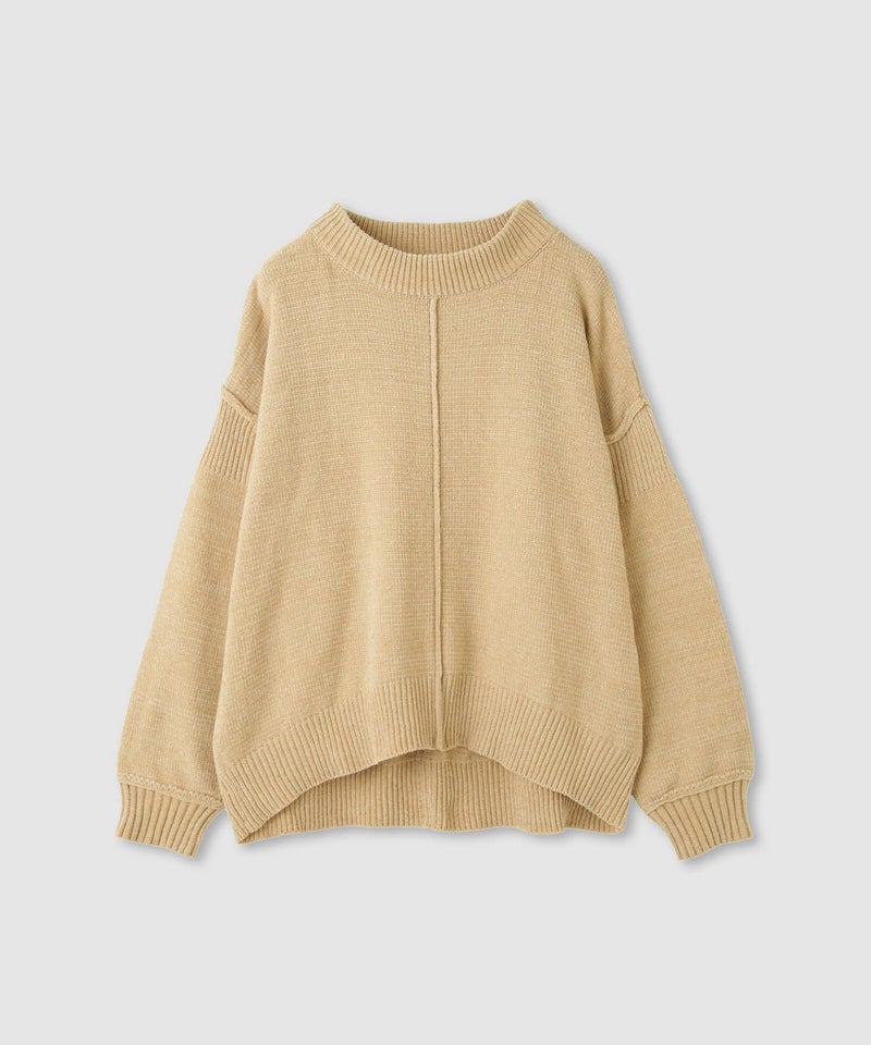 Idnes モールハイネックニットプルオーバー レディース商品画像-18