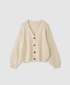 [期間限定knit]Idnes  Vネック畦ボリュームスリーブカーディガン レディース商品サムネイル-17