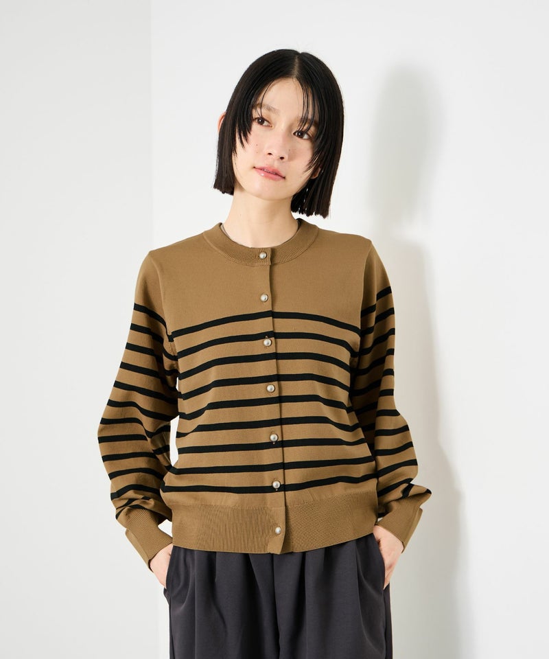 [期間限定knit]Idnes  ボリュームスリーブカーディガン レディース商品画像-4