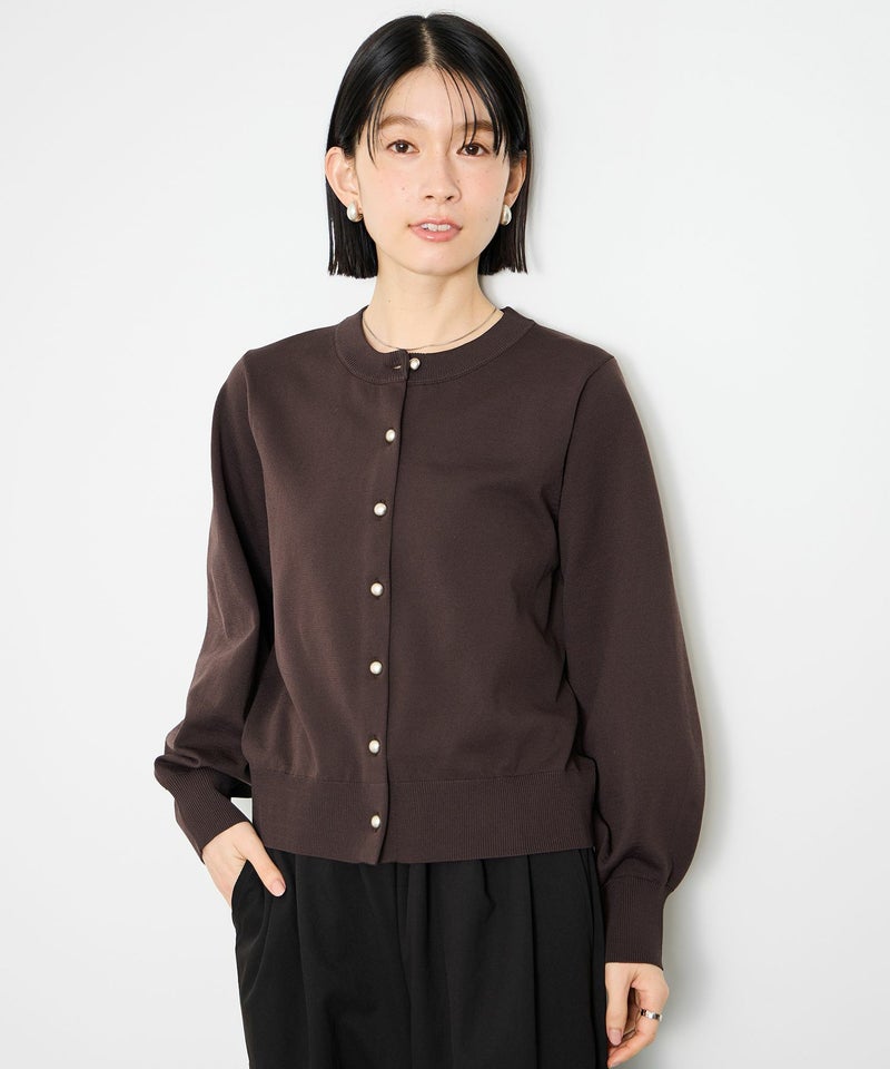 Idnes ボリュームスリーブカーディガン レディース商品画像-5