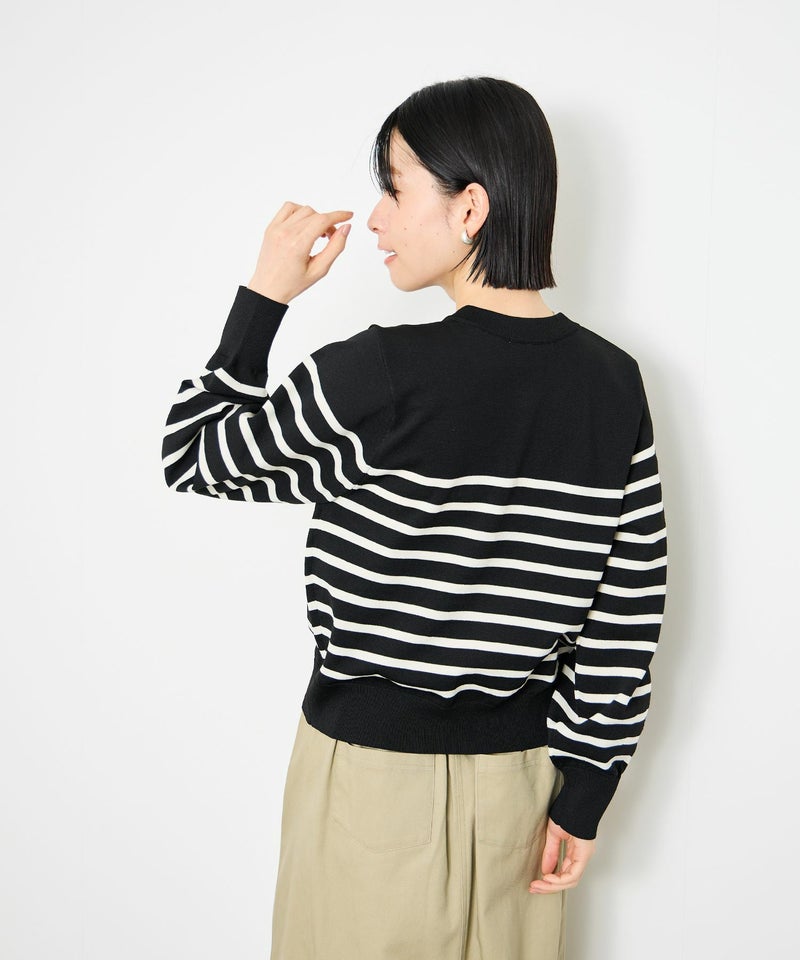 [期間限定knit]Idnes  ボリュームスリーブカーディガン レディース商品画像-9