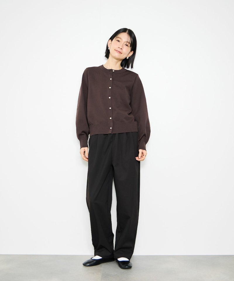 [期間限定knit]Idnes  ボリュームスリーブカーディガン レディース商品画像-23