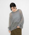 [期間限定knit]Idnes  ラメメッシュニットプルオーバー レディース商品サムネイル-4