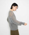 [期間限定knit]Idnes  ラメメッシュニットプルオーバー レディース商品サムネイル-6
