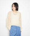 [期間限定knit]Idnes  ラメメッシュニットプルオーバー レディース商品サムネイル-10