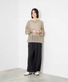 [期間限定knit]Idnes  ラメメッシュニットプルオーバー レディース商品サムネイル-14