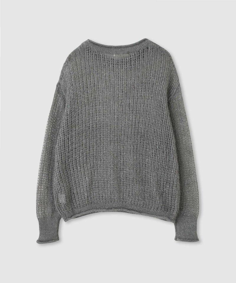 Idnes ラメメッシュニットプルオーバー レディース商品画像-19