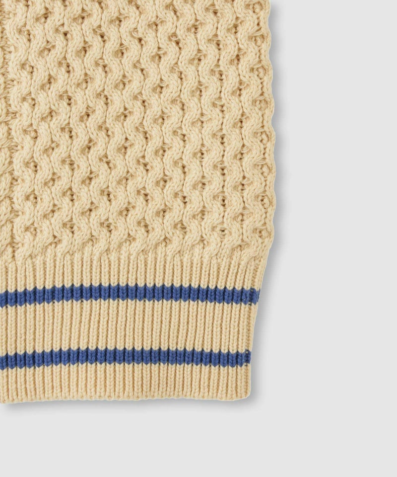 [期間限定knit]Idnes  ケーブルチルデンVネックベスト レディース商品画像-21