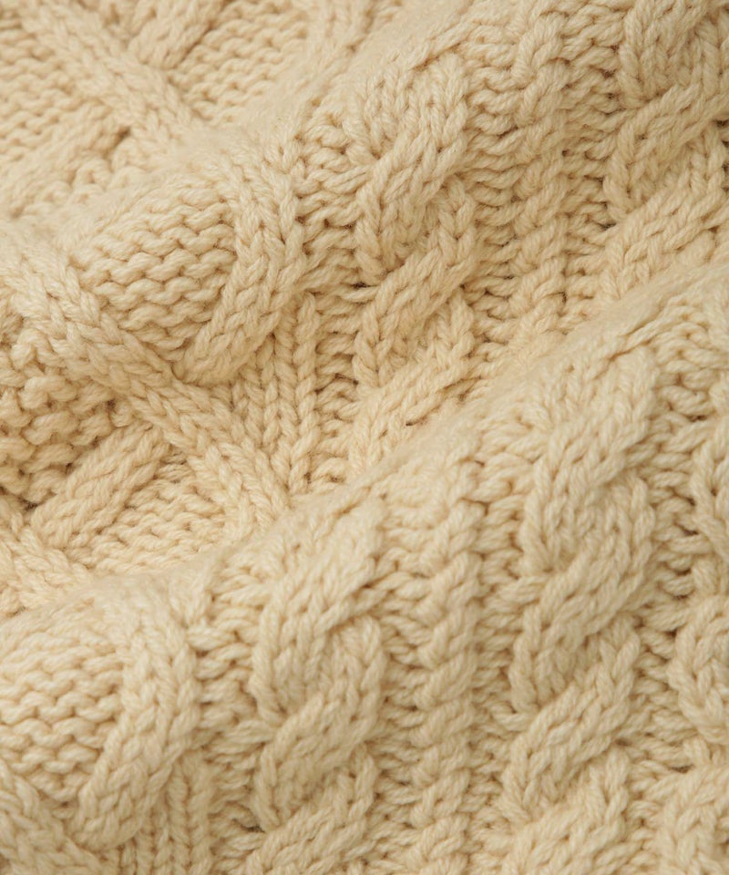 [期間限定knit]Idnes  ケーブルチルデンVネックベスト レディース商品画像-22