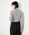 Idnes ボーダーリブタートルネックニット レディース商品サムネイル-7