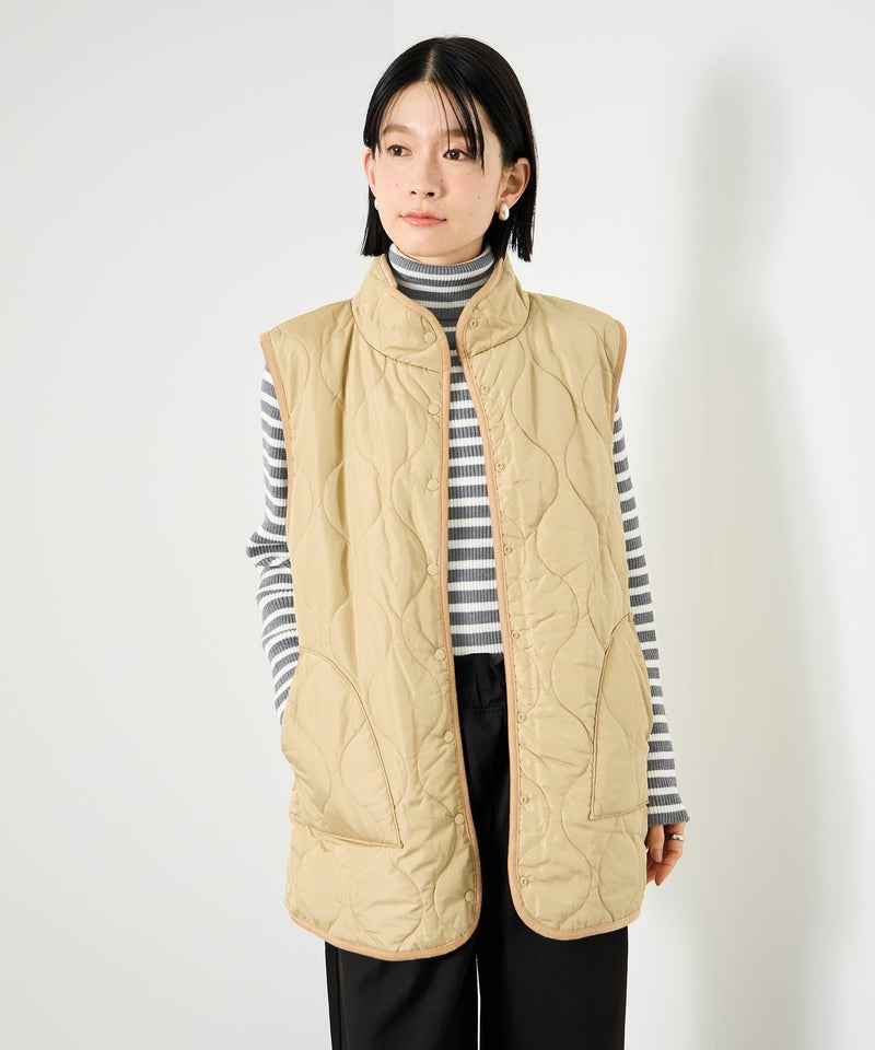 Idnes ボーダーリブタートルネックニット レディース商品画像-9