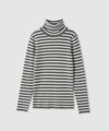 Idnes ボーダーリブタートルネックニット レディース商品サムネイル-20