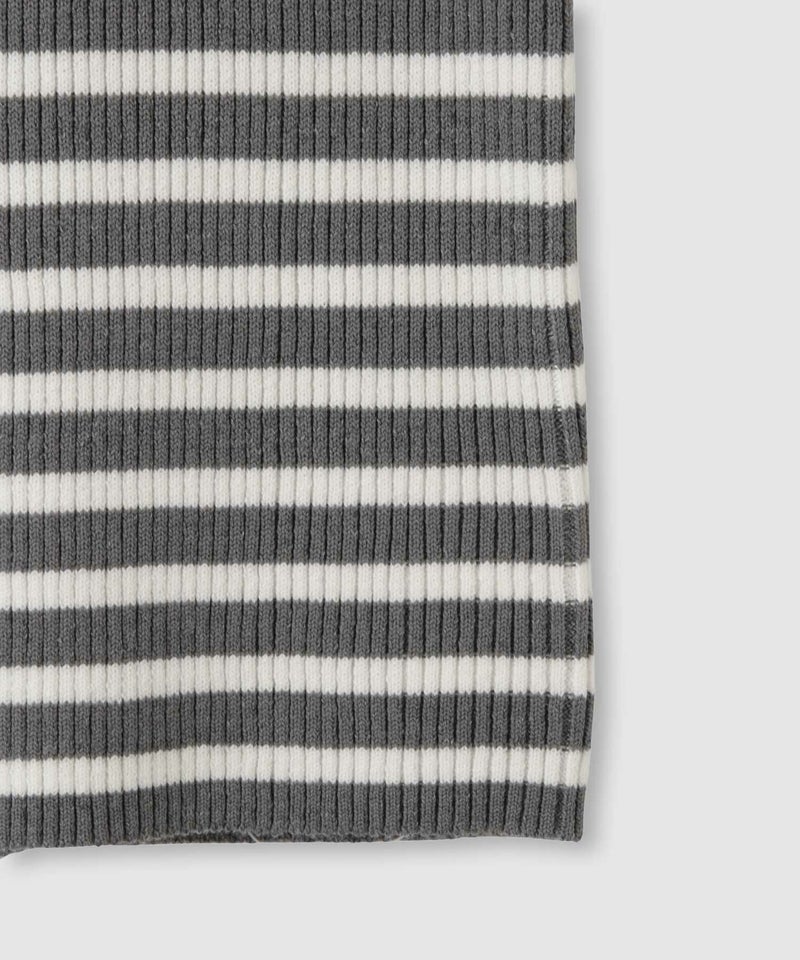 Idnes ボーダーリブタートルネックニット レディース商品画像-26