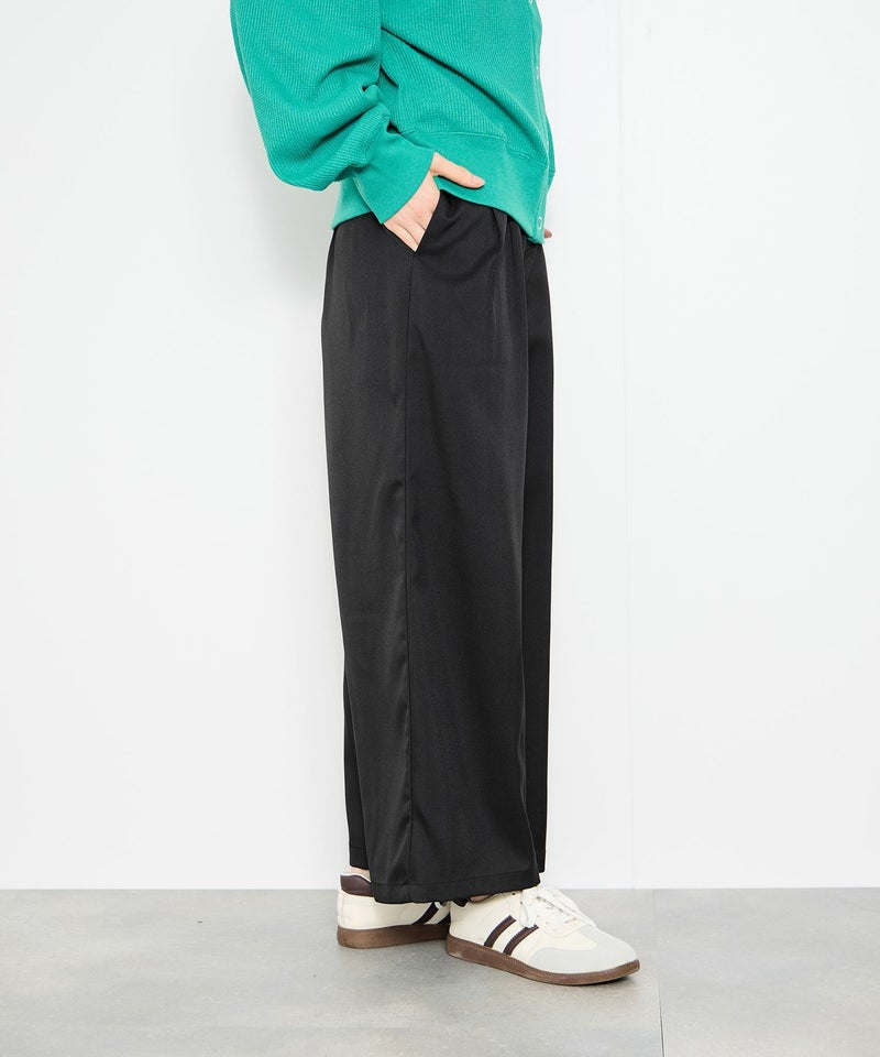 Idnes サイドバックルクロップドパンツ レディース商品画像-9