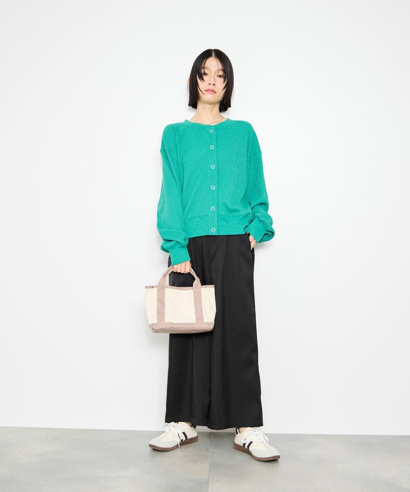 Idnes サイドバックルクロップドパンツ レディース商品画像-10