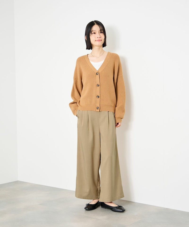 Idnes サイドバックルクロップドパンツ レディース商品画像-13