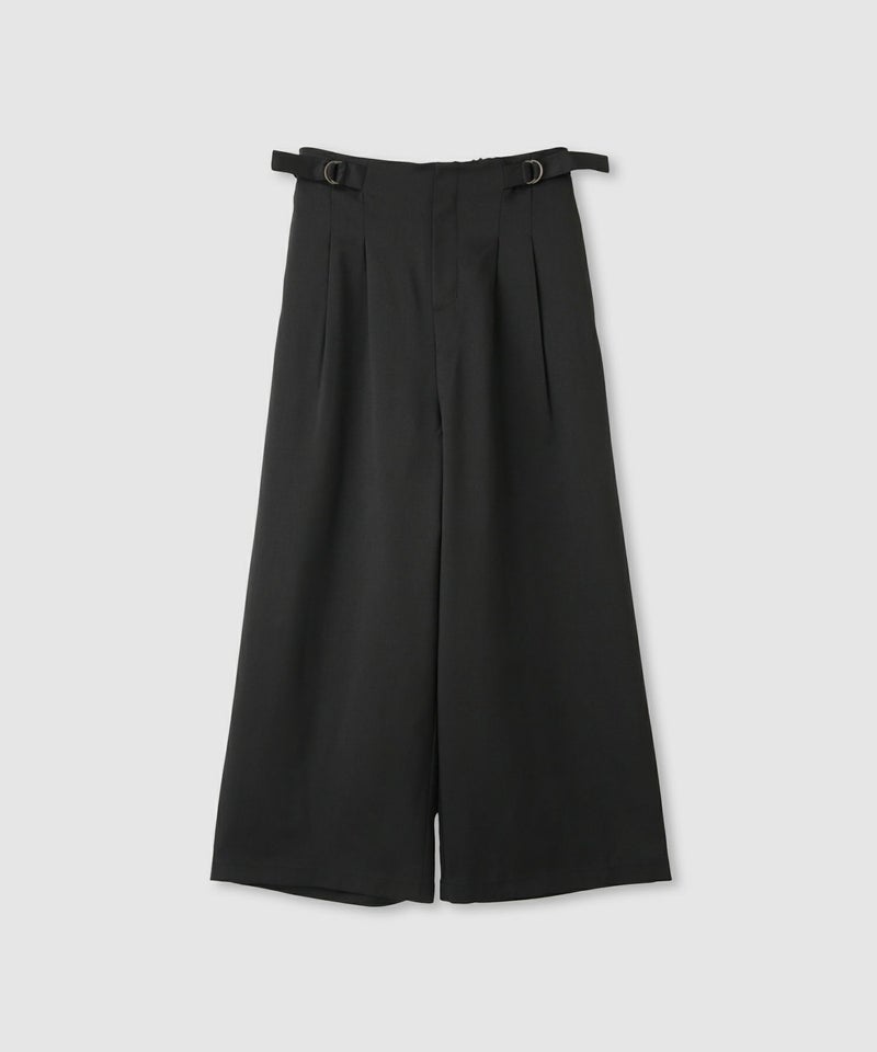 Idnes  サイドバックルクロップドパンツ レディース商品画像-16