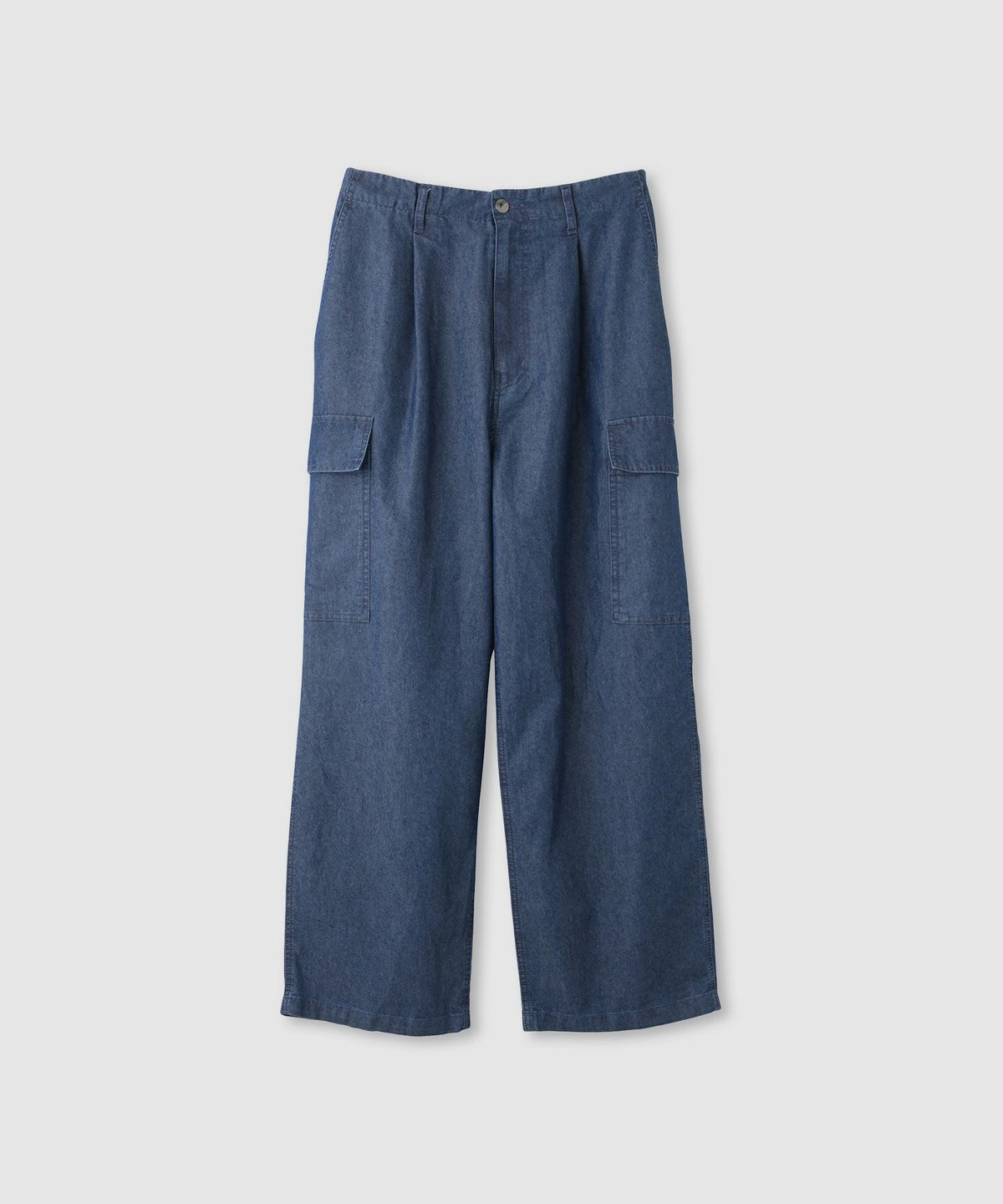 Idnes デニムカーゴパンツ レディース