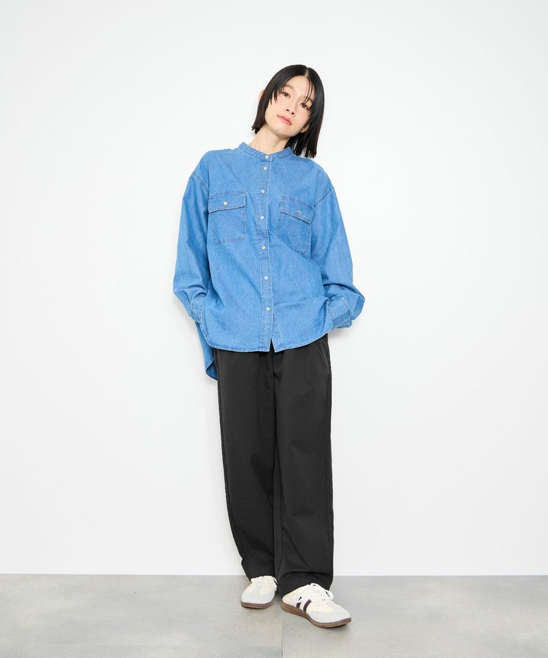 Idnes ギャバドロストテーパードパンツ レディース商品画像-9