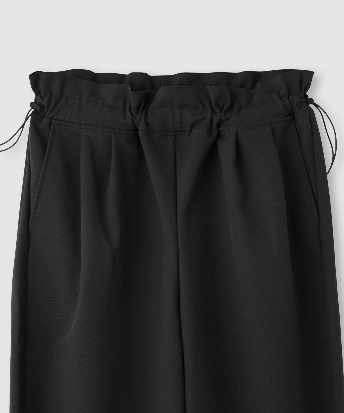 Idnes ギャバドロストテーパードパンツ レディース