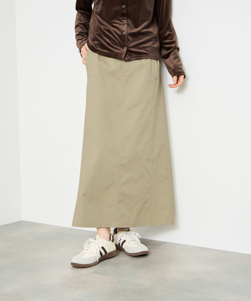 Idnes ライトワークAラインロングスカート レディース商品画像-3