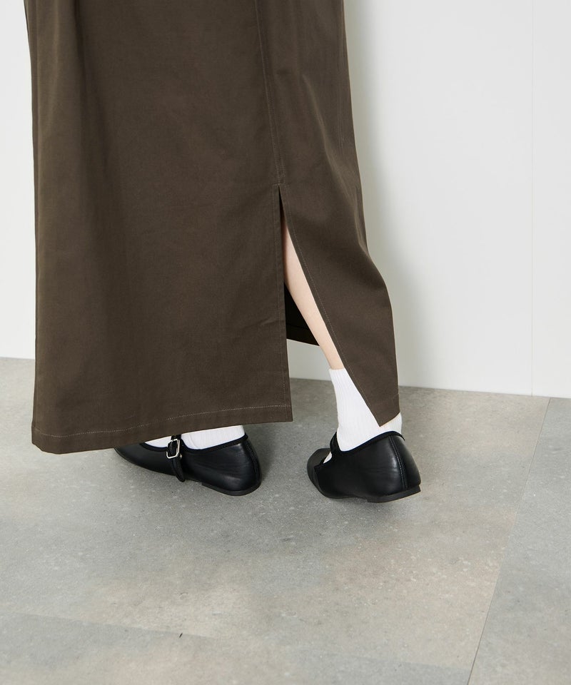 Idnes ライトワークAラインロングスカート レディース商品画像-6