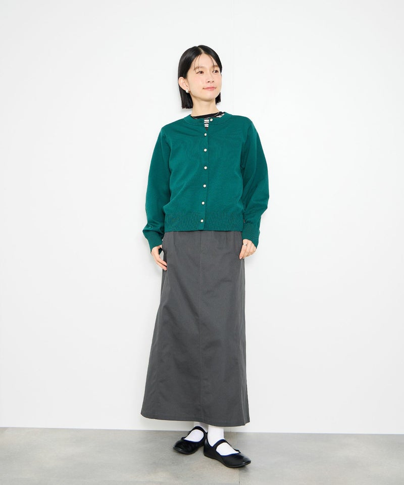 Idnes ライトワークAラインロングスカート レディース商品画像-12