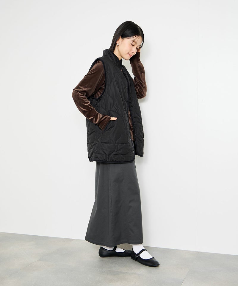 Idnes  ライトワークAラインロングスカート レディース商品画像-14