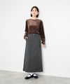 Idnes  ライトワークAラインロングスカート レディース商品サムネイル-15
