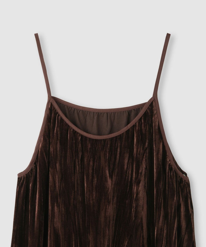 Idnes  ベロアキャミワンピース レディース商品画像-17