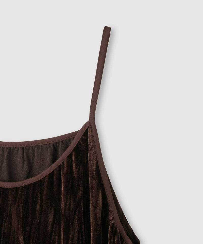 Idnes ベロアキャミワンピース レディース商品画像-18