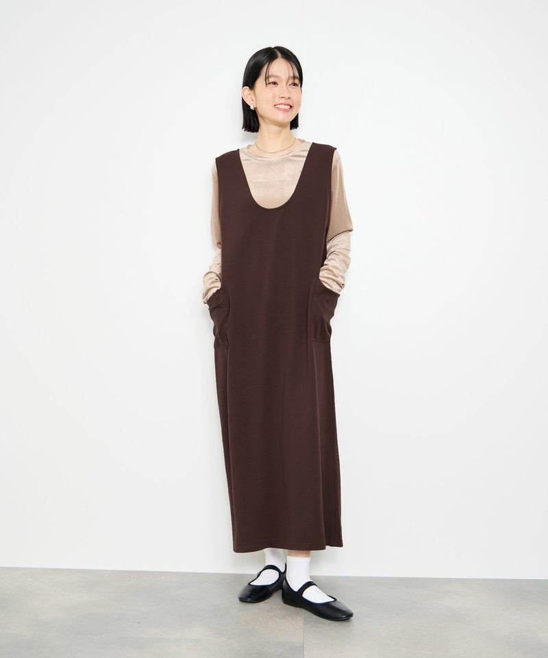 Idnes  2WAYカットジョーゼットジャンパースカート レディース商品画像-1