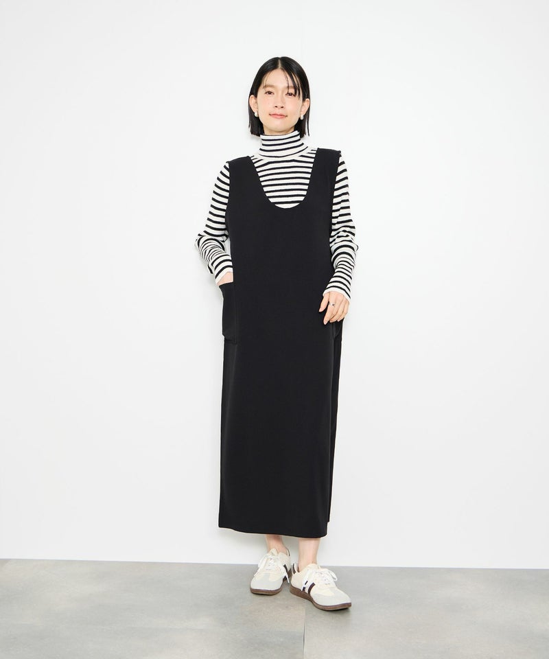 Idnes 2WAYカットジョーゼットジャンパースカート レディース商品画像-2