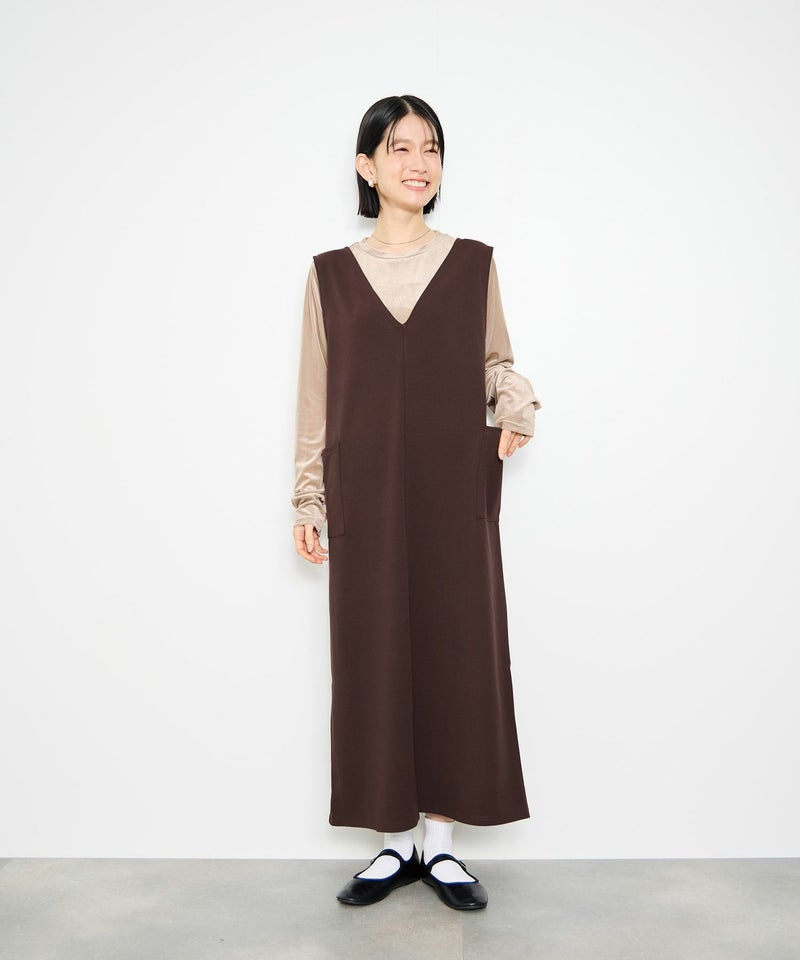 Idnes 2WAYカットジョーゼットジャンパースカート レディース商品画像-7