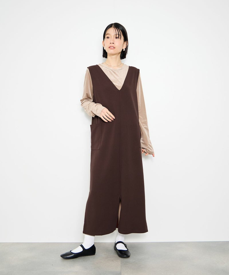 Idnes 2WAYカットジョーゼットジャンパースカート レディース商品画像-8