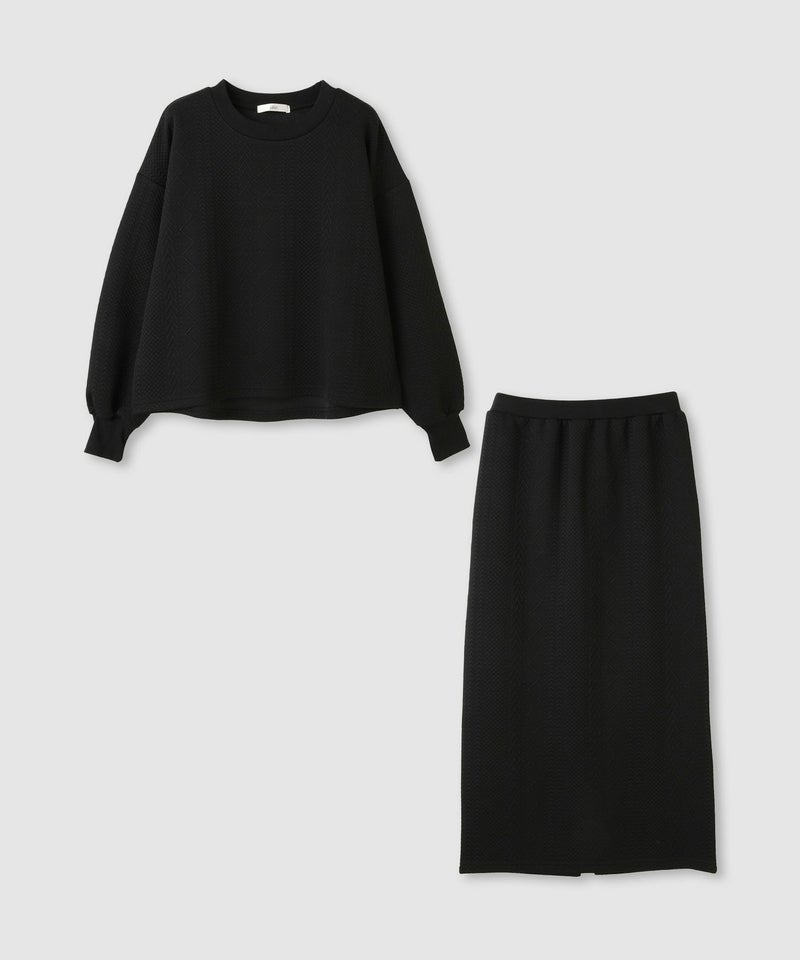 Idnes ジャガード柄セットアップ レディース商品画像-3