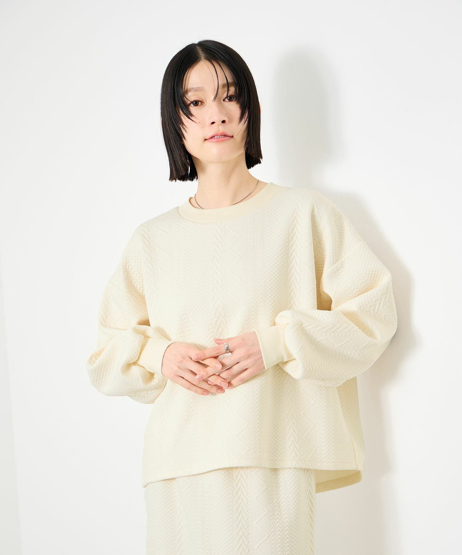 KAPITAL エスニック柄　ジャガード織　スウェットセットアップ　1/4サイズ Idnes ジャガード柄セットアップ レディース
