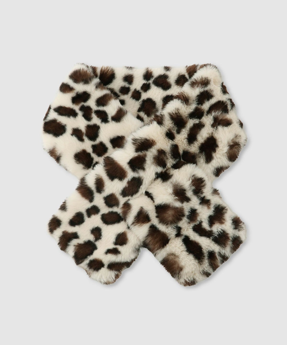 ヒョウ柄ティペット レディース