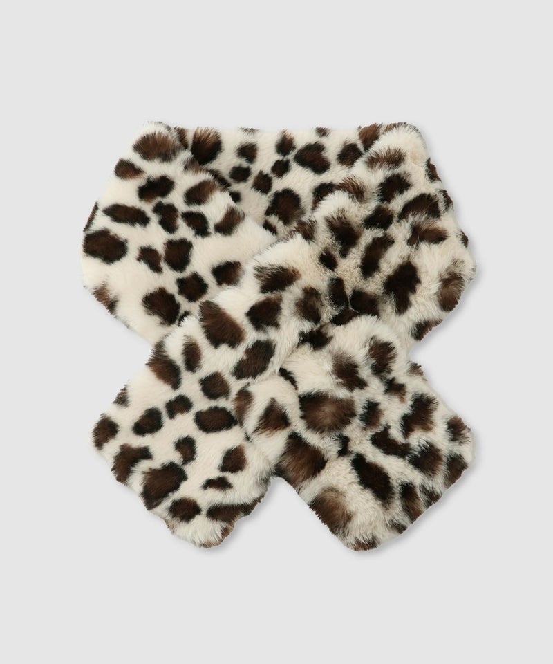 ヒョウ柄ティペット レディース商品画像-1