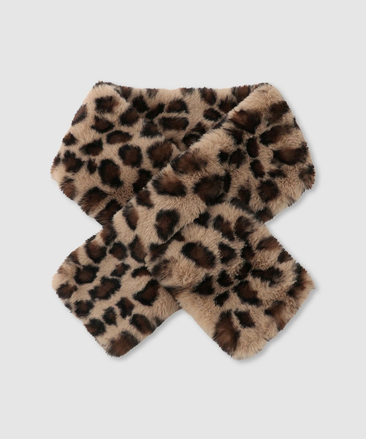 ヒョウ柄ティペット レディース