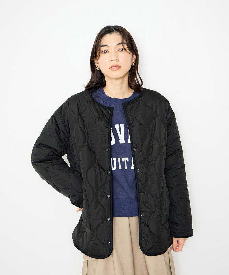 Idnes リバーシブルキルトジャケット レディース商品画像-2